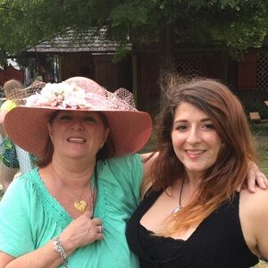 Pink straw hat from Paris